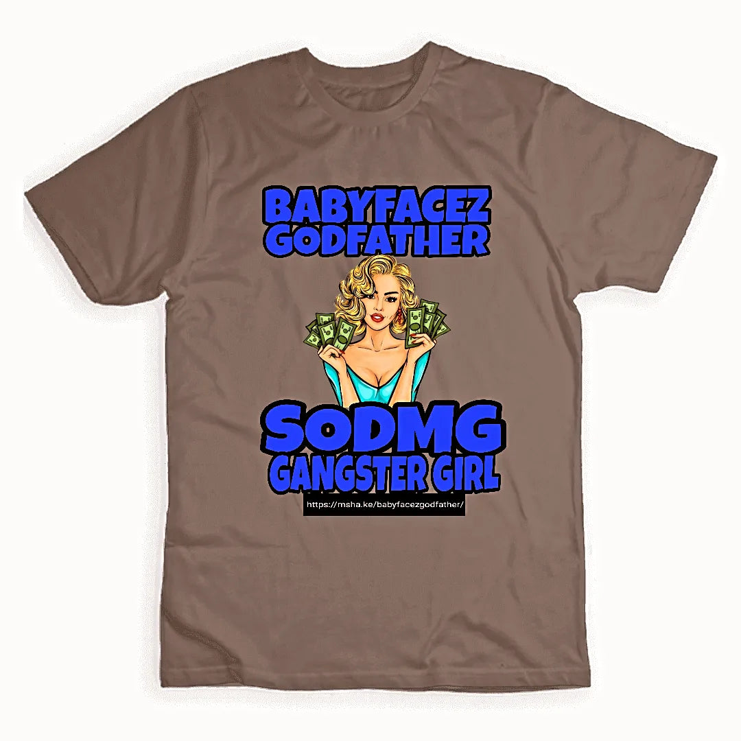 Babyfacez Godfather SODMG Gangster Girl Model Logo Signature Tee T-shirts