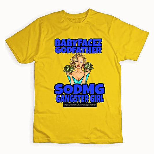Babyfacez Godfather SODMG Gangster Girl Model Logo Signature Tee T-shirts