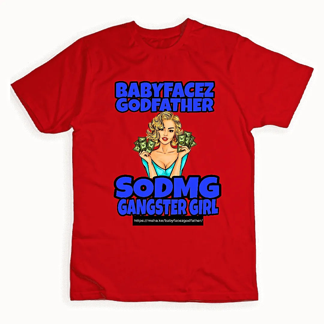 Babyfacez Godfather SODMG Gangster Girl Model Logo Signature Tee T-shirts